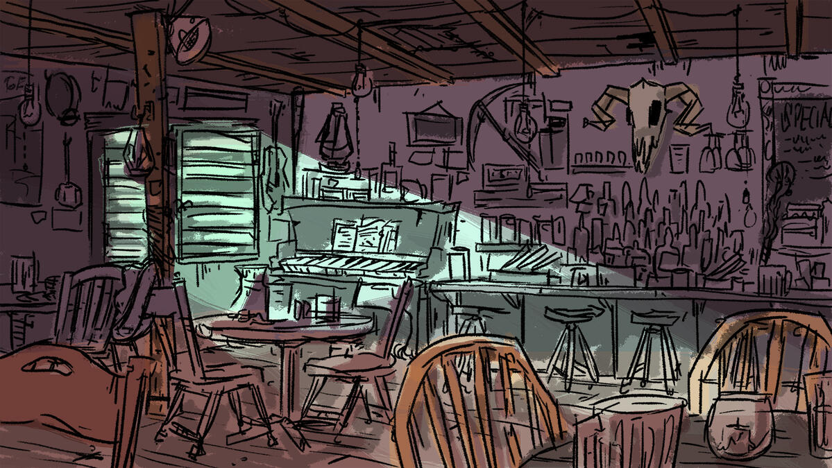 Davy Lamp - Sketch Davy Lamp - Sketch
