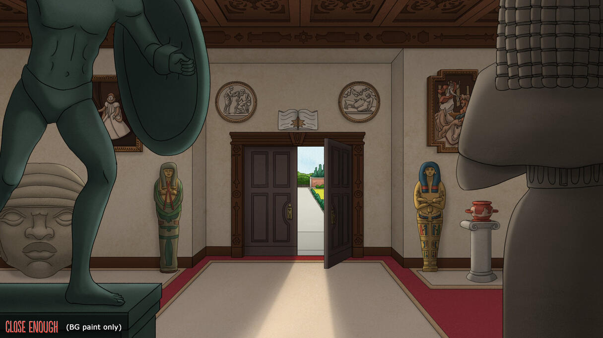Close Enough museum door Close Enough museum door